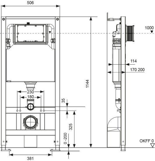Система инсталляции Tece Spring S401101