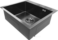 Кухонная мойка Asteria A5550NB-D1 (черный декор)