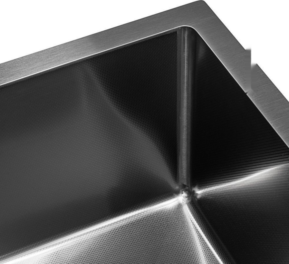 Кухонная мойка Asteria A5550NB-D1 (черный декор)