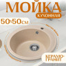 Кухонная мойка Saniteco Linea (бежевый)