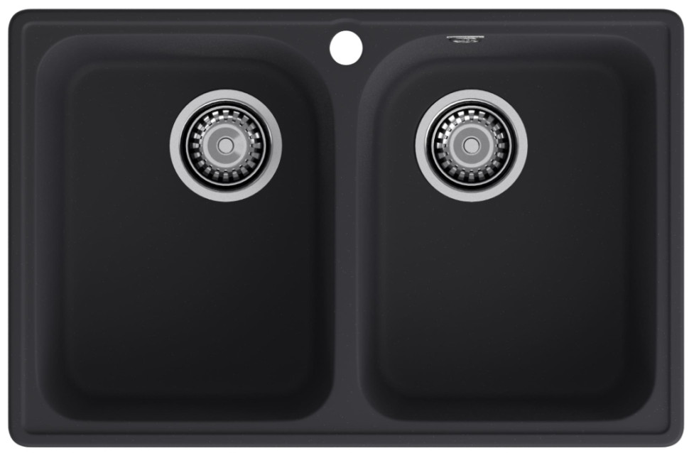 Кухонная мойка GranFest QUARZ Z-15 (черный)