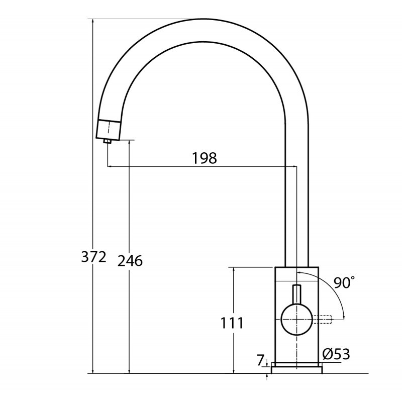 Смеситель AquaSanita Sabiaduo 2963 (песочный)
