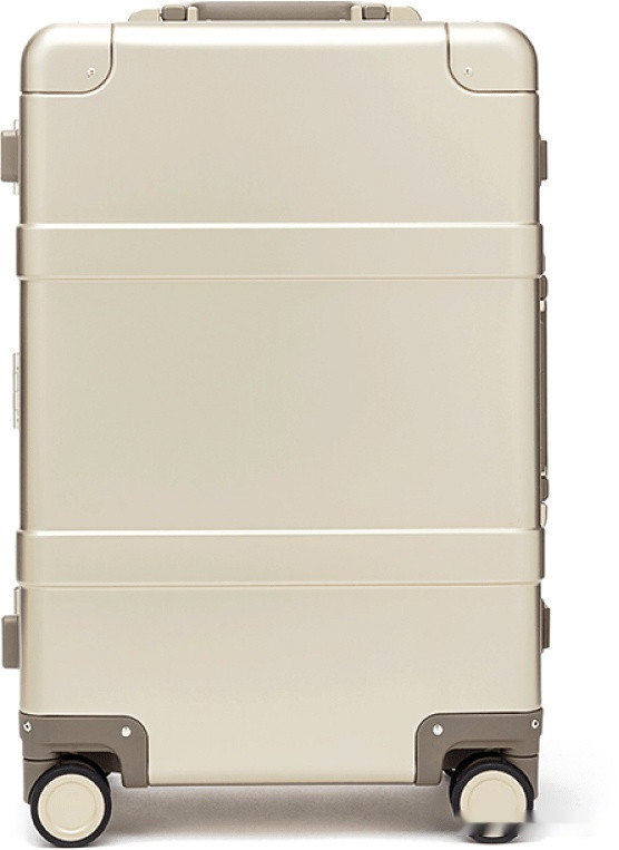 Чемодан-спиннер Ninetygo Metal Luggage 20" (золотистый)