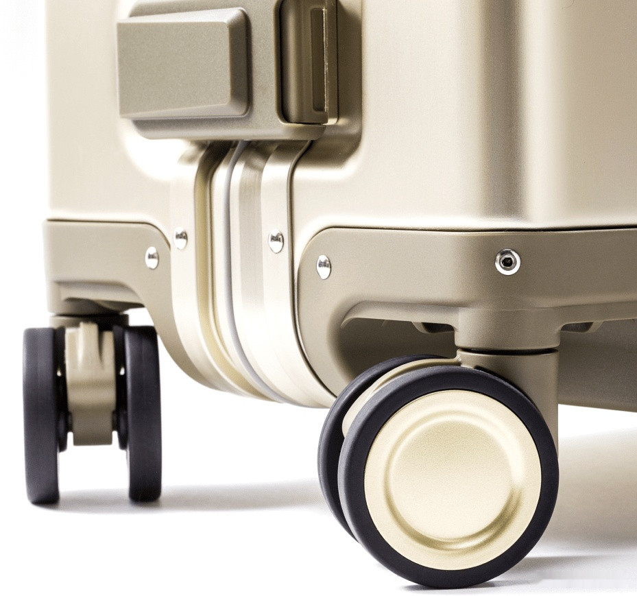 Чемодан-спиннер Ninetygo Metal Luggage 20" (золотистый)