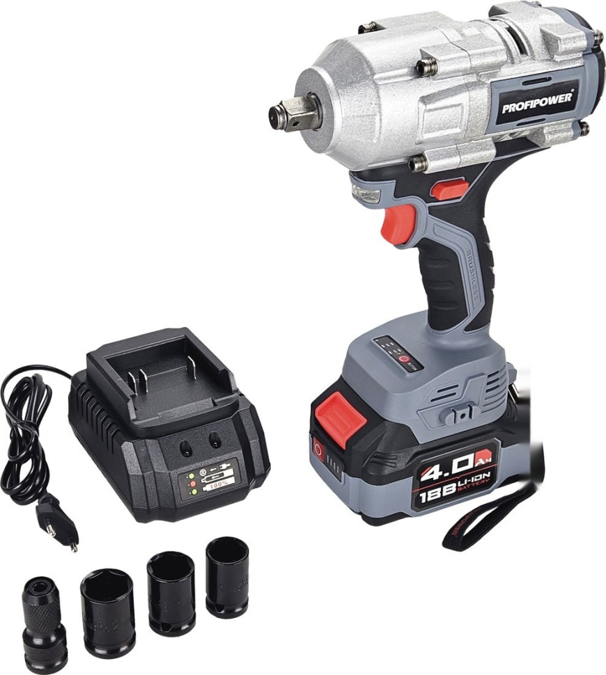 Гайковерт Profipower T-900N (с 1-им АКБ, кейс)