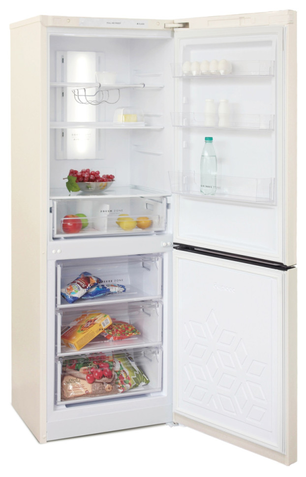Холодильник с нижней морозильной камерой Бирюса G920NF