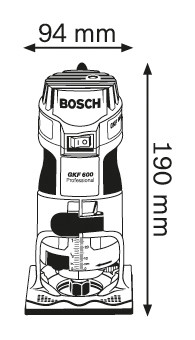 Фрезер Bosch GKF 600 Professional