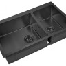Кухонная мойка Zorg PVD 78-2-51 L GRAFIT 3мм