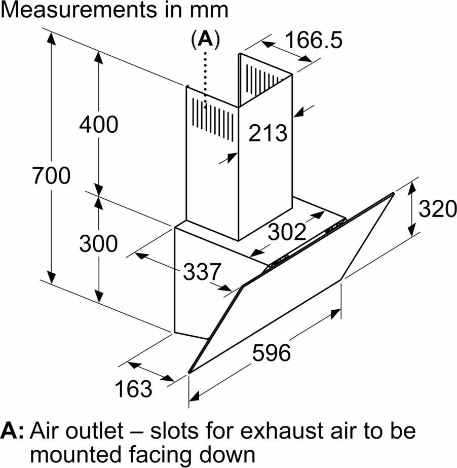 Вытяжка Bosch Serie 2 DWK64PJ60T