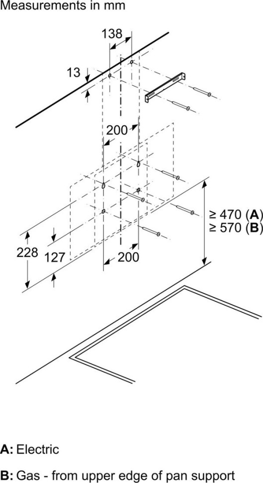 Вытяжка Bosch Serie 2 DWK64PJ60T