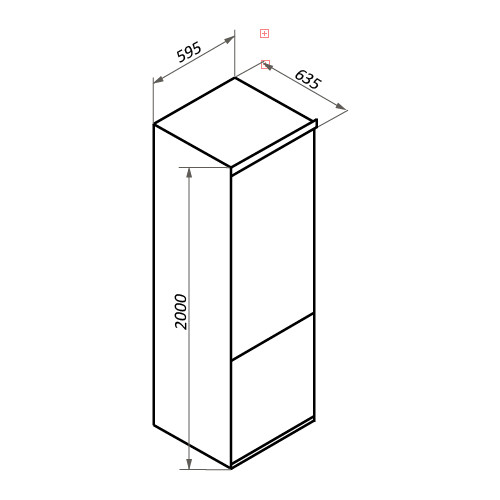 Холодильник Maunfeld MFF200NFW