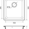 Кухонная мойка GranFest Practic GF-P505 (кашемир)