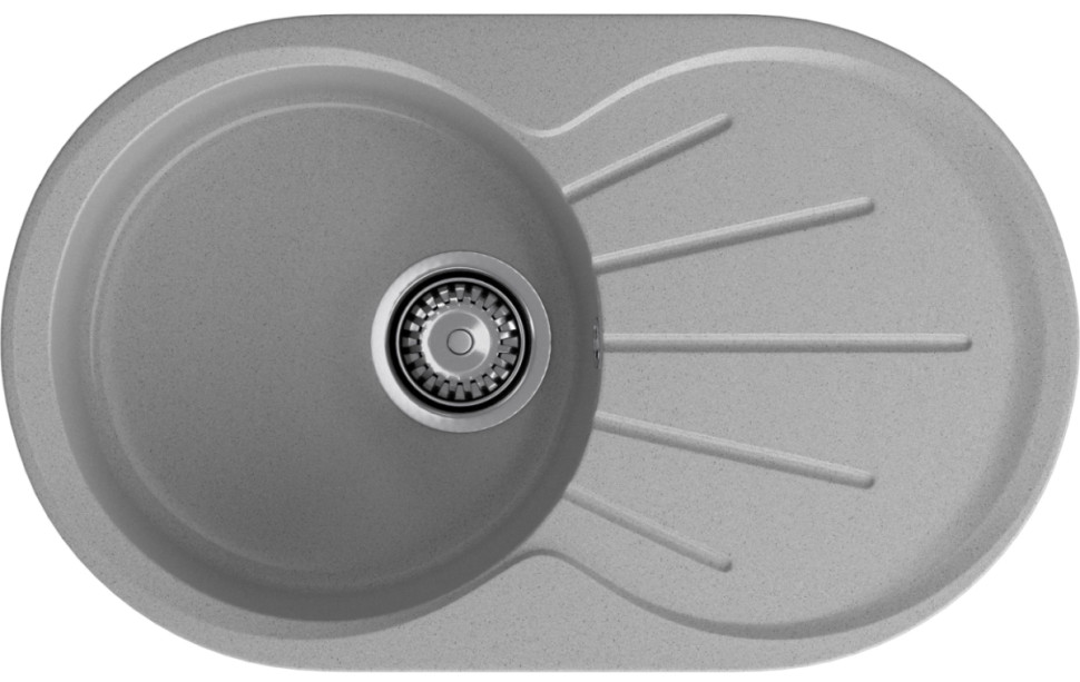 Кухонная мойка GranFest GF-R750L (серый)