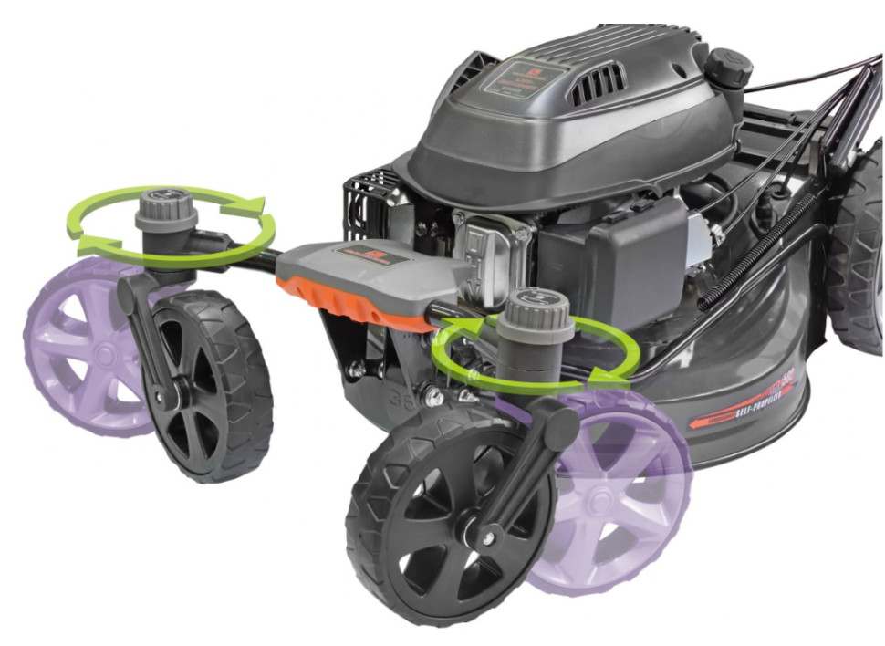 Бензиновая газонокосилка CARVER LMG-3651DMSW