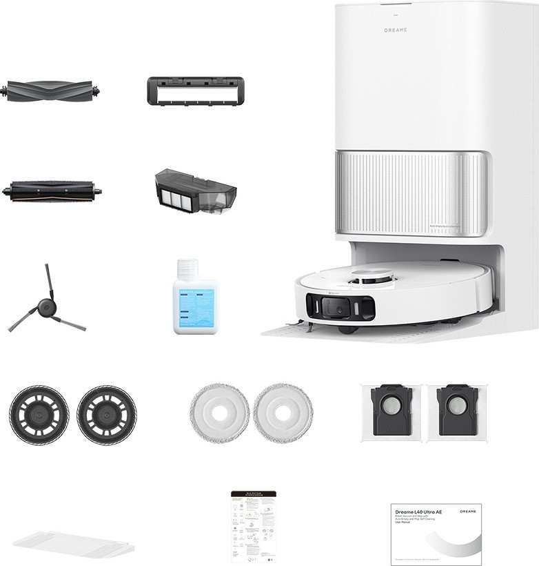 Робот-пылесос Dreame Robot Vacuum L40 Ultra AE White RLL77SE (евровилка, белый)