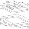 Варочная панель Weissgauff HGG 451 BGH