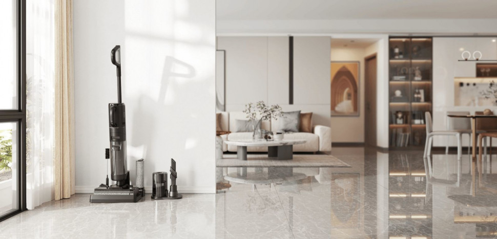 Вертикальный пылесос с влажной уборкой Dreame M12 (международная версия)