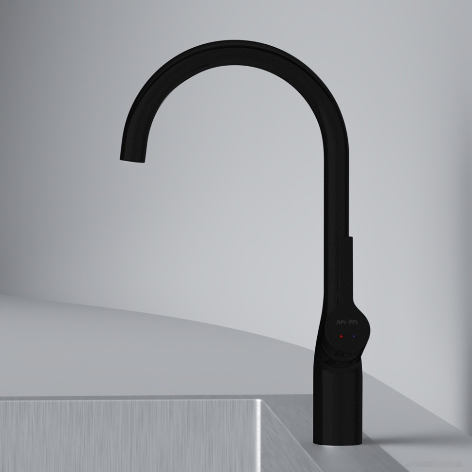 Смеситель Am.Pm Spike F9S07022 (черный)