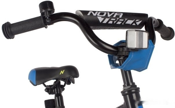 Детский велосипед Novatrack Dodger 14 (черный, 2024)