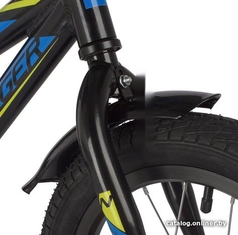 Детский велосипед Novatrack Dodger 14 (черный, 2024)