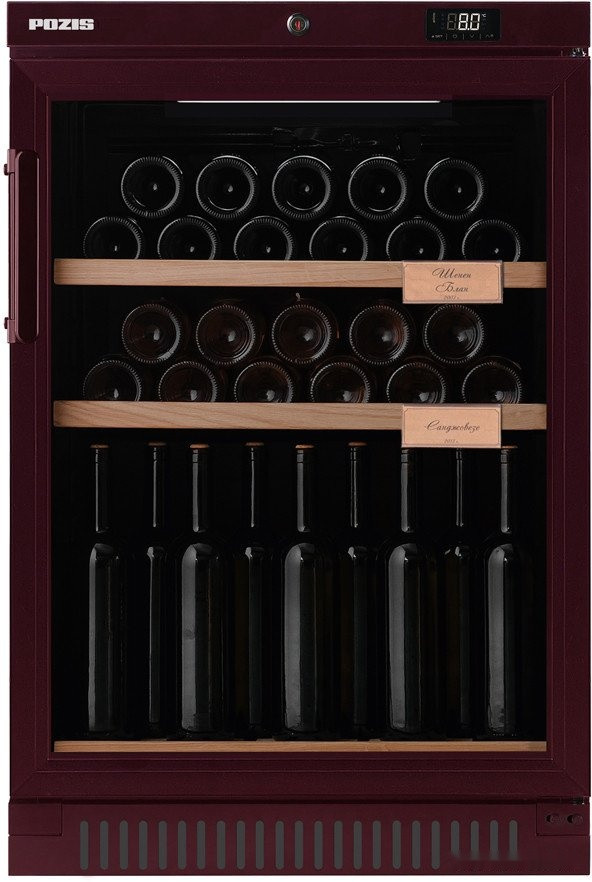 Винный шкаф Pozis ШВ-39 (вишневый)