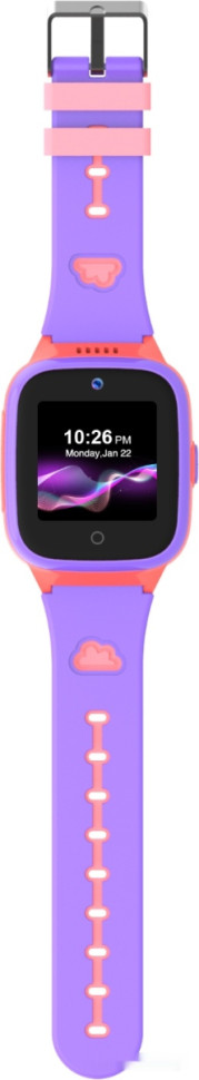 Детские умные часы Leefine Q27 4G (розовый/фиолетовый)