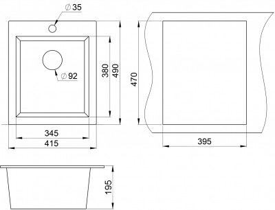 Кухонная мойка Granula GR-4201 арктик