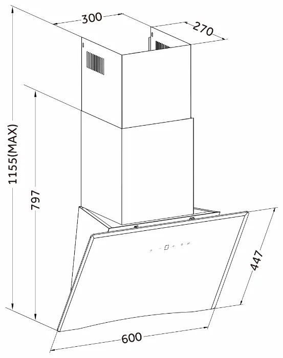 Вытяжка Germes Bristol 50 WH