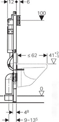 Система инсталляции Geberit Omega 12 [111.060.00.1]