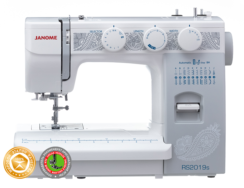 Электромеханическая швейная машина Janome Russianstyle 2019S
