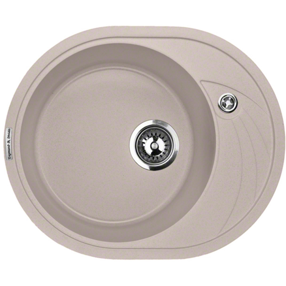 Кухонная мойка Zigmund & Shtain KREIS OV 575 (Топленое молоко)