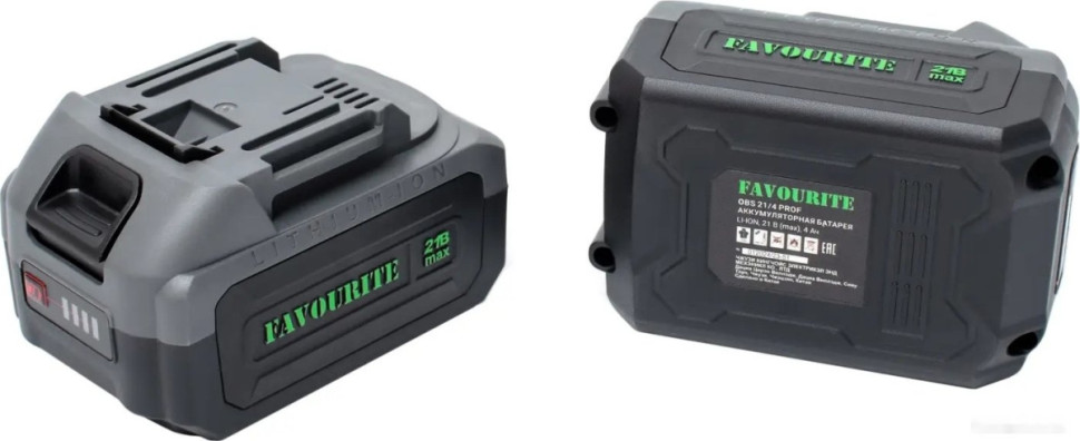 Газонокосилка Favourite OBS 21 WET PROF ( с 2-мя АКБ 4 Ач)