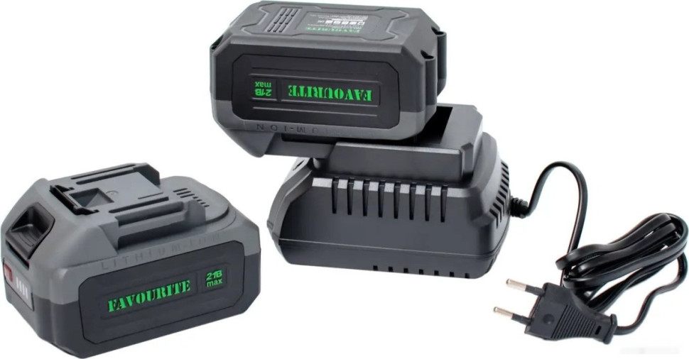 Газонокосилка Favourite OBS 21 WET PROF ( с 2-мя АКБ 4 Ач)