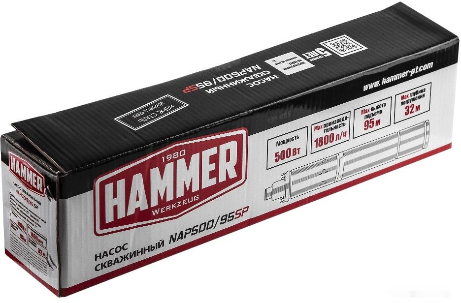 Скважинный насос Hammer NAP500/95SP
