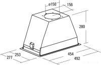 Вытяжка CATA GT Plus 45 WH\L 02030007
