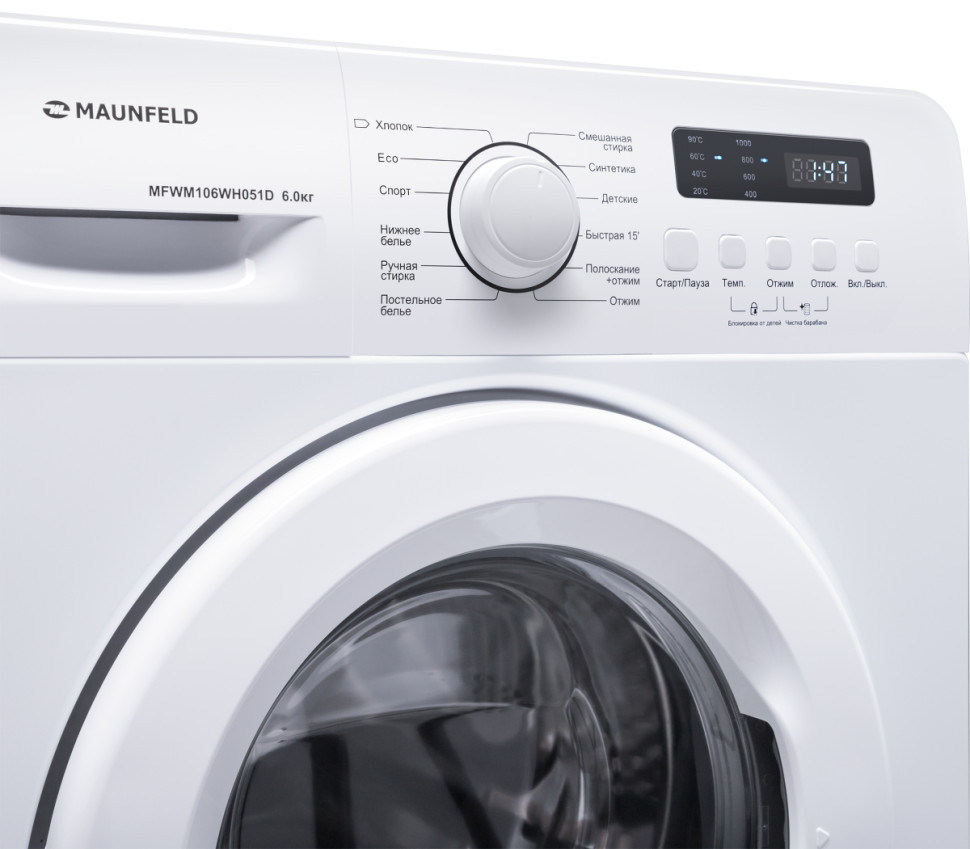 Стиральная машина Maunfeld MFWM106WH051D
