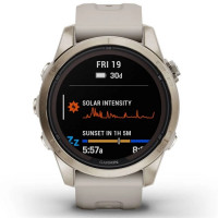 Умные часы Garmin Fenix 7S Pro Sapphire Solar (мягкое золото/песок)