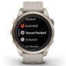 Умные часы Garmin Fenix 7S Pro Sapphire Solar (мягкое золото/песок)