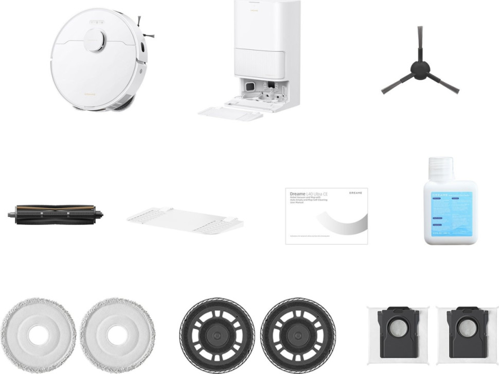 Робот-пылесос Dreame Robot Vacuum L40 Ultra CE White RLD52SE (евровилка, белый)