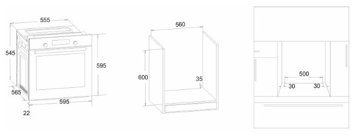 Духовой шкаф Simfer B6EL18017