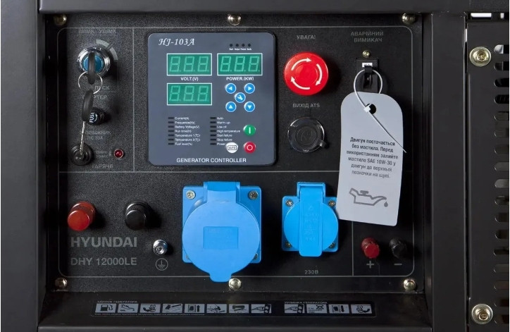 Генератор Hyundai DHY 12000LE