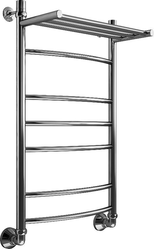 Водяной полотенцесушитель Маргроид Вид 5 с полкой 80x50