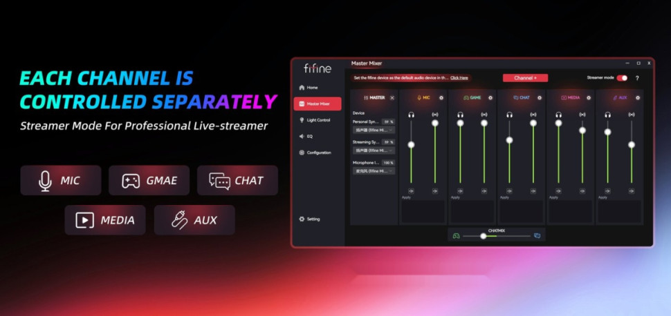 Проводной микрофон FIFINE AM8PROTW (белый)