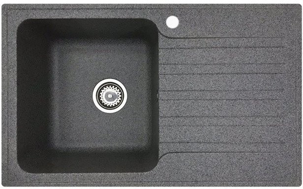 Кухонная мойка БелЭворс Со смесителем и дозатором Styl L + L74004-9 + L405-1 (серый/сатин)