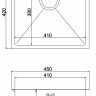 Кухонная мойка Mixline 548565 (черный графит, 3 мм)