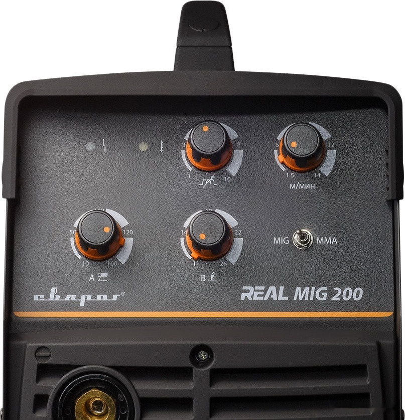 Сварочный инвертор Сварог Real MIG 200 N24002N (черный)
