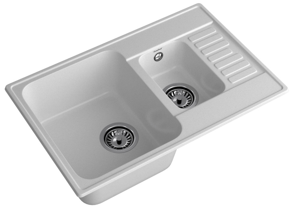 Кухонная мойка GranFest QUARZ Z-21K (серый)