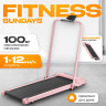 Беговая дорожка Sundays Fitness Simple Line А01 Plus (розовый)