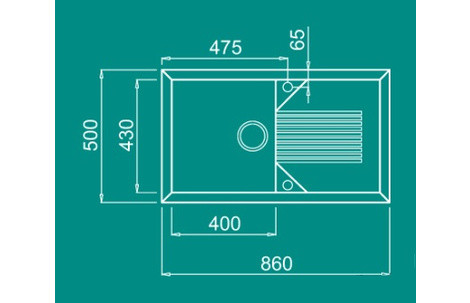 Кухонная мойка Elleci Tekno 400