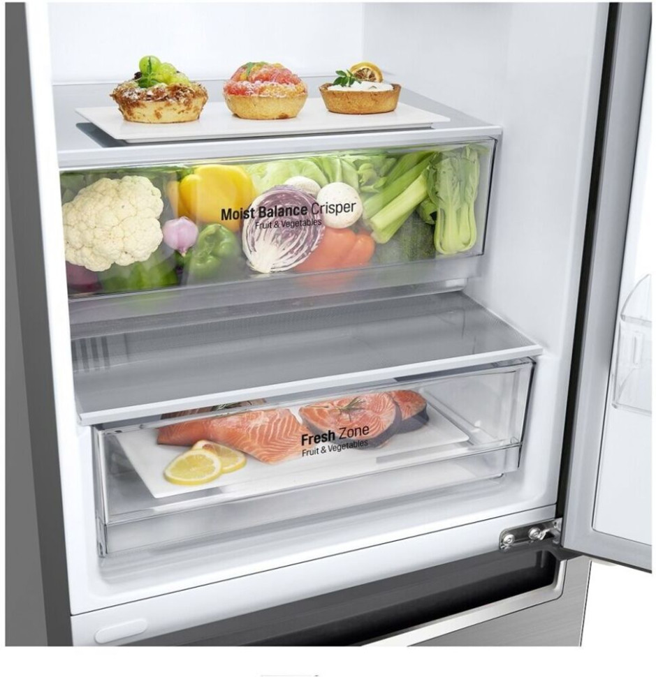 Холодильник с морозильником LG GW-B509SMJM